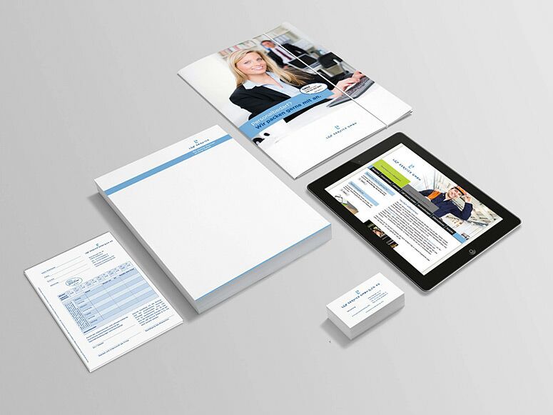 corporate design for temporary work agency