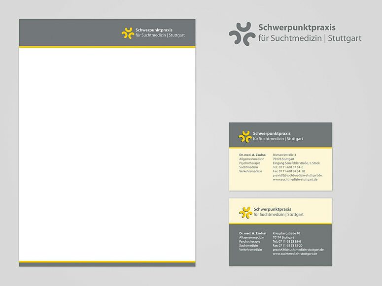 Letterhead and business card