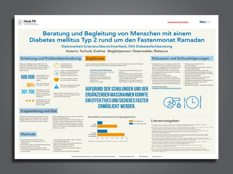 wissenschaftliches poster abschlussarbeit