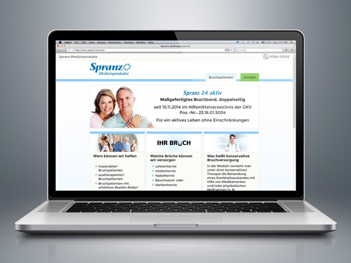 Website für Medizinprodukte webdesign medizinprodukte